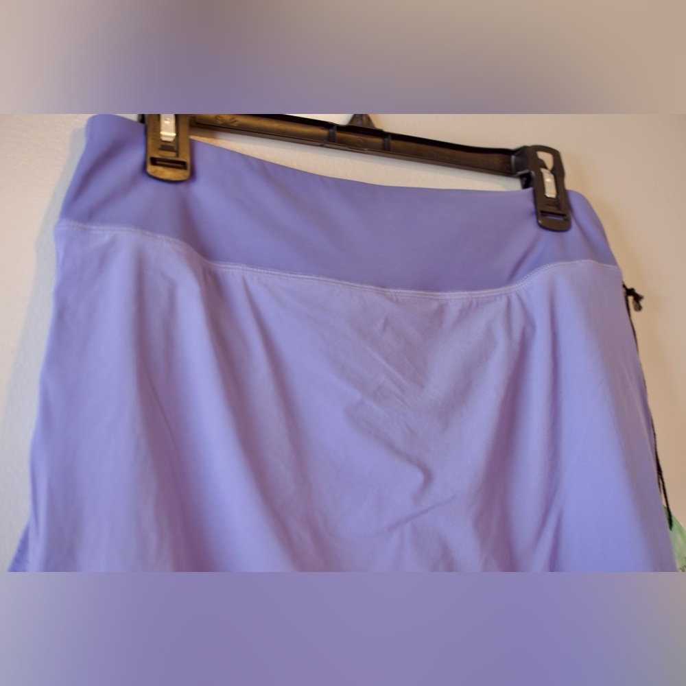 Mono B Micro - Perforated Ruffled Back Skort. - Picture 5 of 9
